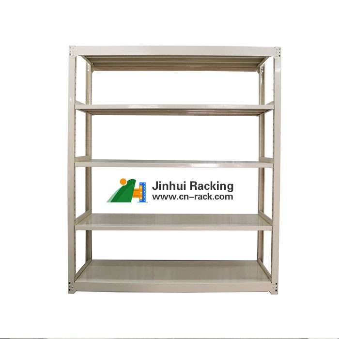 Silffoedd Dyletswydd Canolig gyda Silffoedd Di-folt Plât Dur